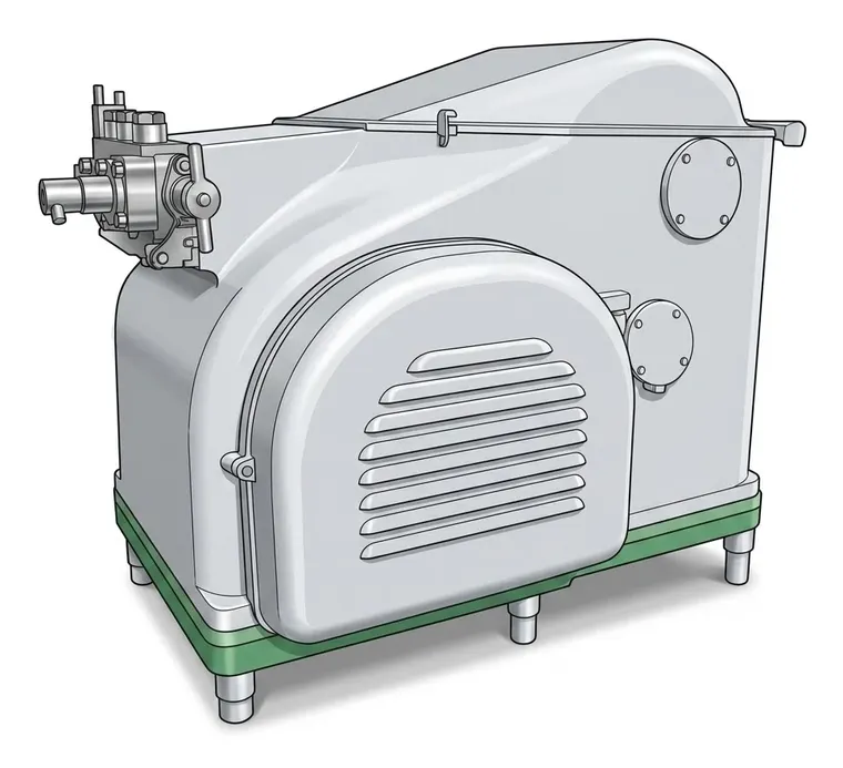 Gaulin 24 – 132T homogeniser, illustration