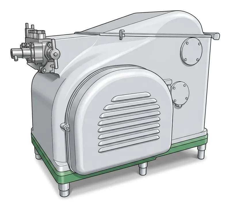 Gaulin 24 – 132T homogeniser, illustration