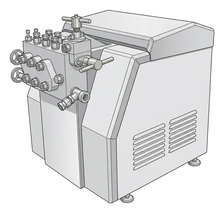 Gaulin M homogeniser, illustration