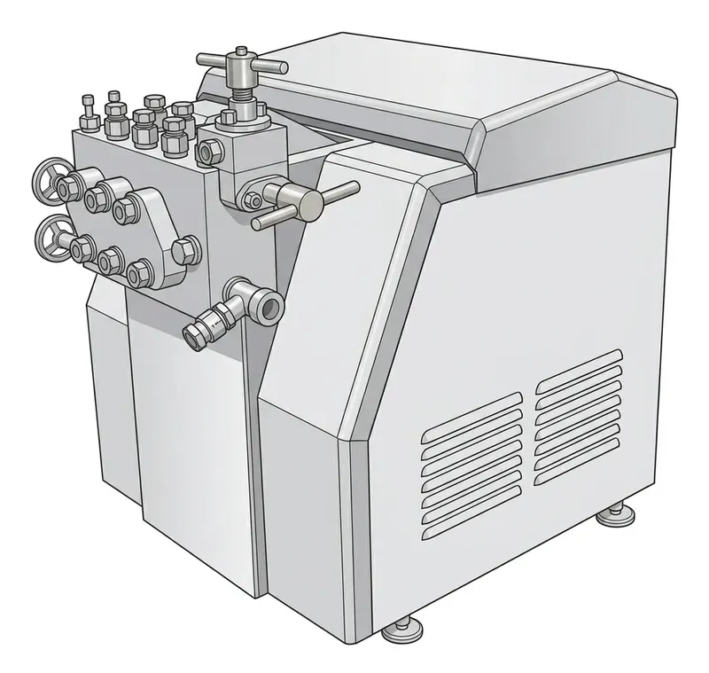 Gaulin M homogeniser, illustration