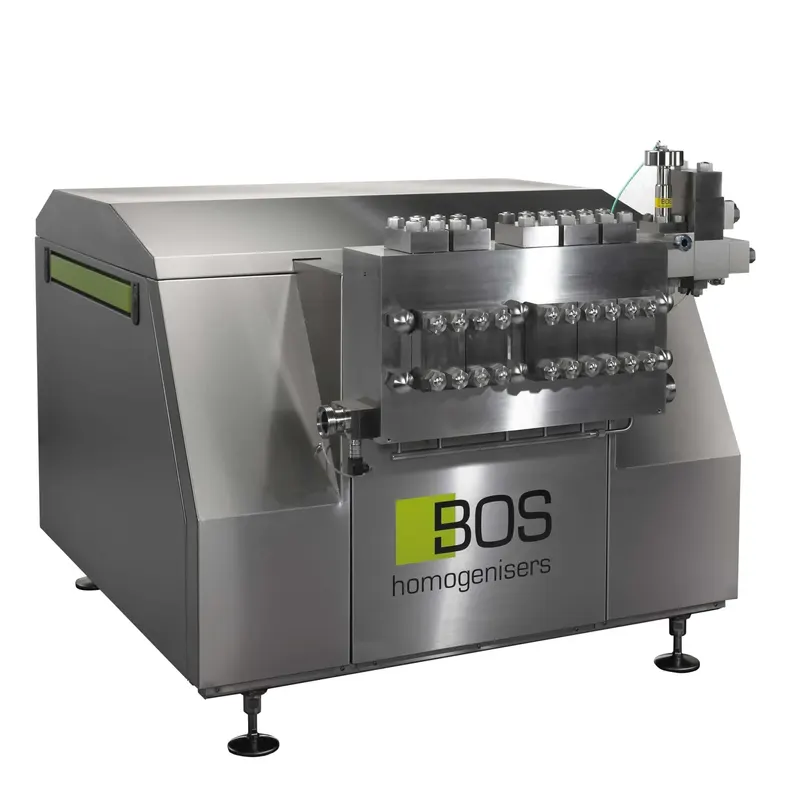 BOS MG30 high-pressure homogeniser in stainless steel